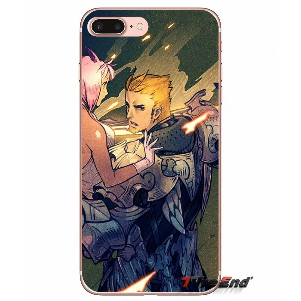 Для iPhone X 4 4S 5 5S 5C SE 6 S 7 8 плюс samsung Galaxy J1 J3 J5 J7 A3 A5 2016 2017 мягкий чехол Обложка Final Fantasy