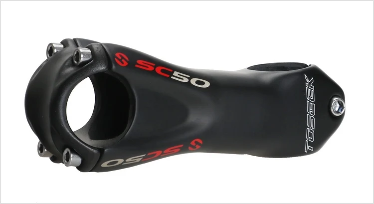S126 Cycling Bicycle Stem black 10 degree SC50 full carbon fiber road bike riser mountain handlebar | Спорт и развлечения