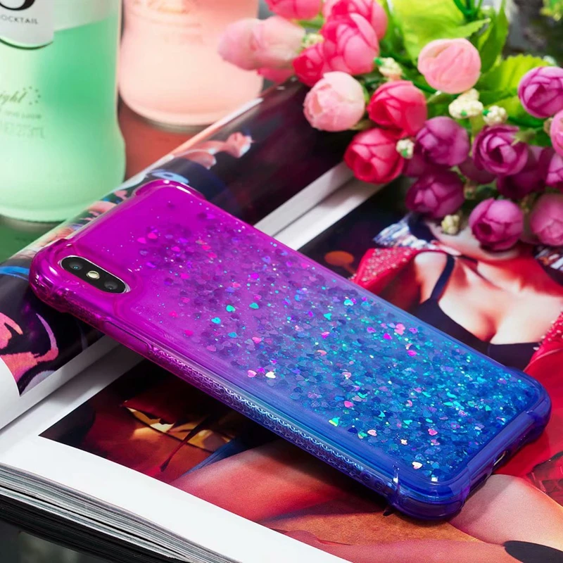 Подвижными блестками Мягкий чехол из ТПУ с принтом &quotдля Galaxy A7 A9 2018 J4 J6 LG Stylo 4 P Smart