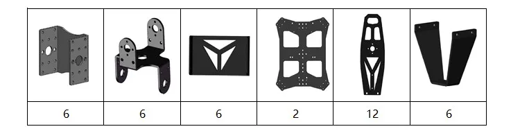 18DOF шестиногий Паук Робот структура Набор Робот DIY/