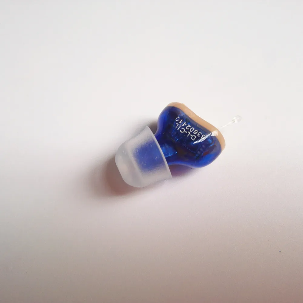 Blue for left era 8 каналов CIC цифровой слуховой аппарат AST T27 Tinnitus Masker CIC цифровой слуховой аппарат для глухих Невидимый усилитель звука - Цвет: Blue for left era
