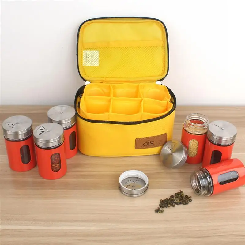 1 Набор емкости для специй простой контейнер хранения из нержавеющей стали