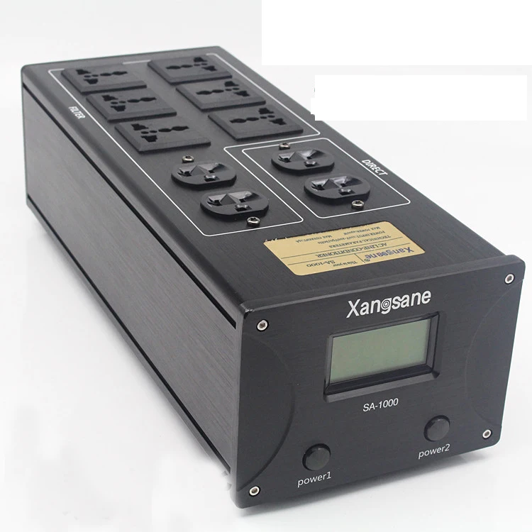 Hi End Hifi аудио 10 каналов для розеток Schuko/US/AU шумовой фильтр Кондиционер переменного