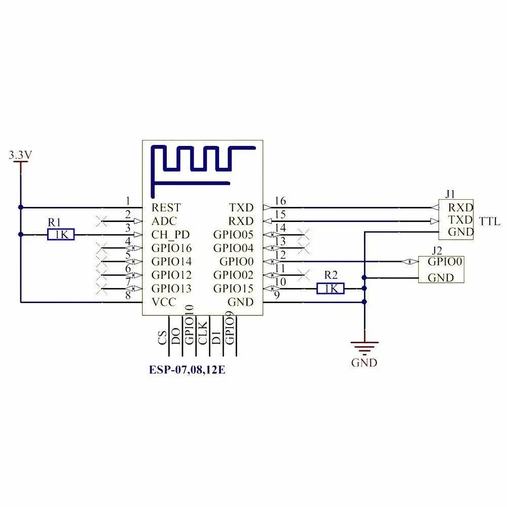 Плата последовательного модуля ESP8266 ESP 12E ESP12E Wi Fi для Arduino плата беспроводного