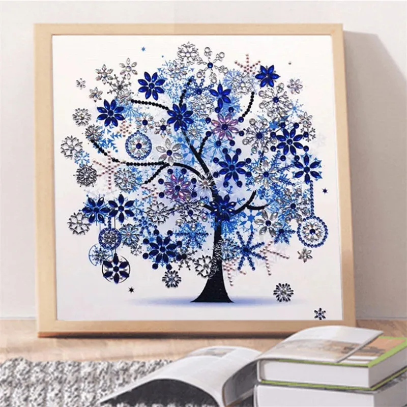 Алмазная вышивка четыре сезона дерево цветок специальная форма алмазная