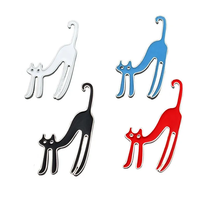 1 шт. брошь в виде кошки из мультфильма металлические бейджи значки на рюкзаке