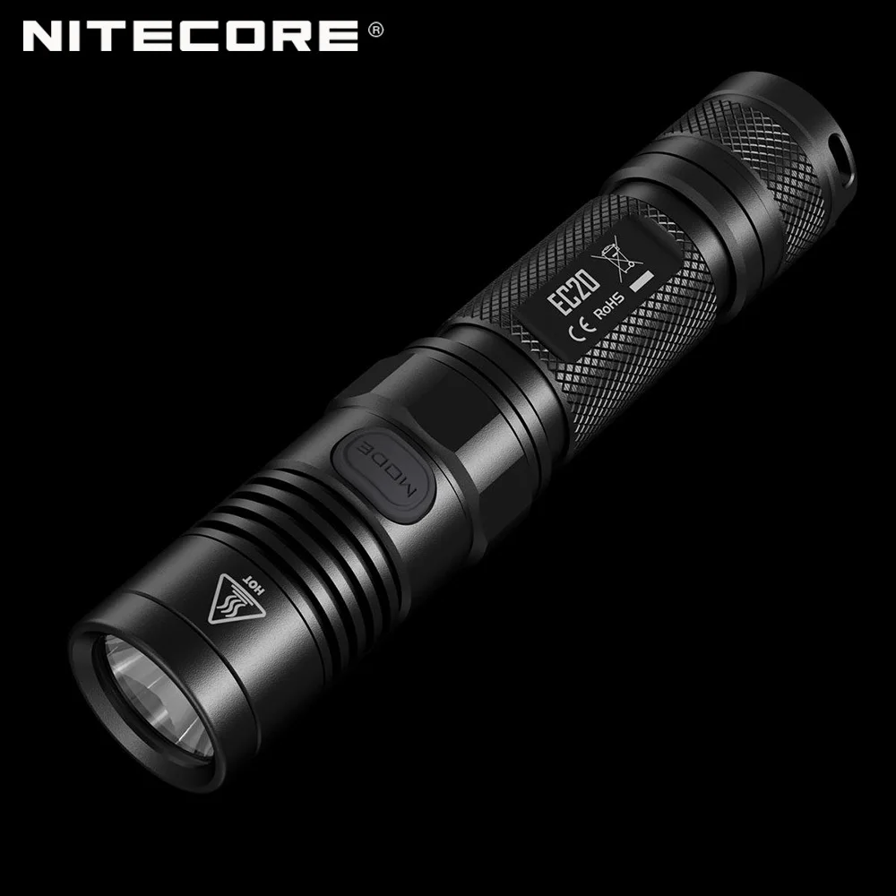 Заводская цена NITECORE EC20 960 люмен XML2 T6 карманный светодиодный фонарик 18650 для