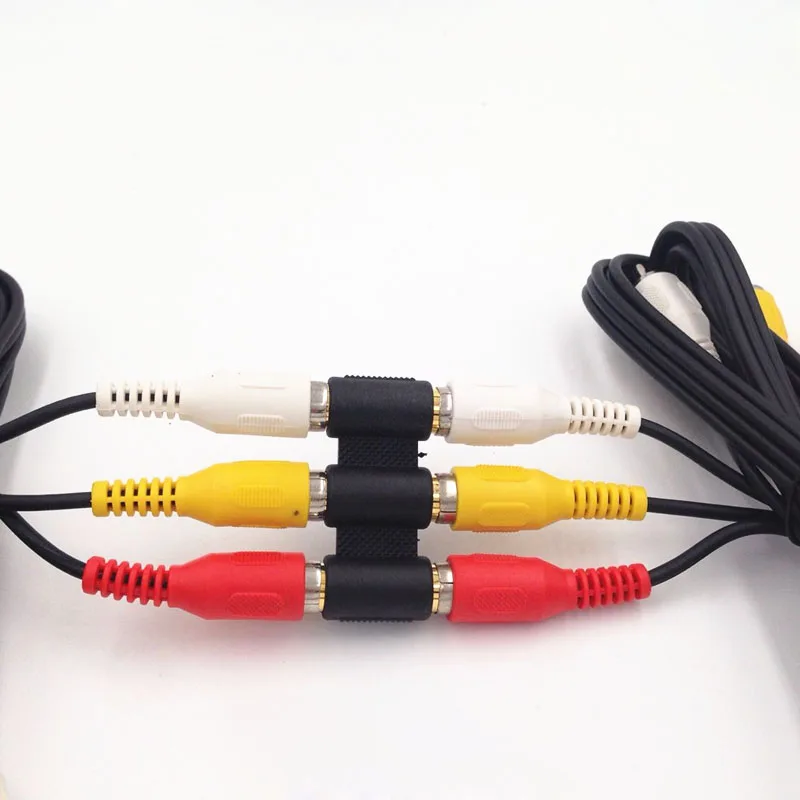 2шт 100 шт 1/3 RCA разъем удлинитель резьбы двойной трехсторонний аудио кабель Разъем