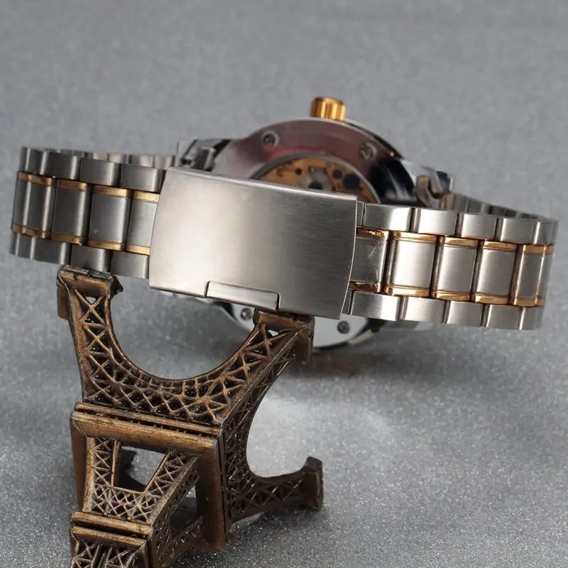 Часы мужские механические с ремешком из нержавеющей стали SWQ16|watch brand men|watch menwatch men