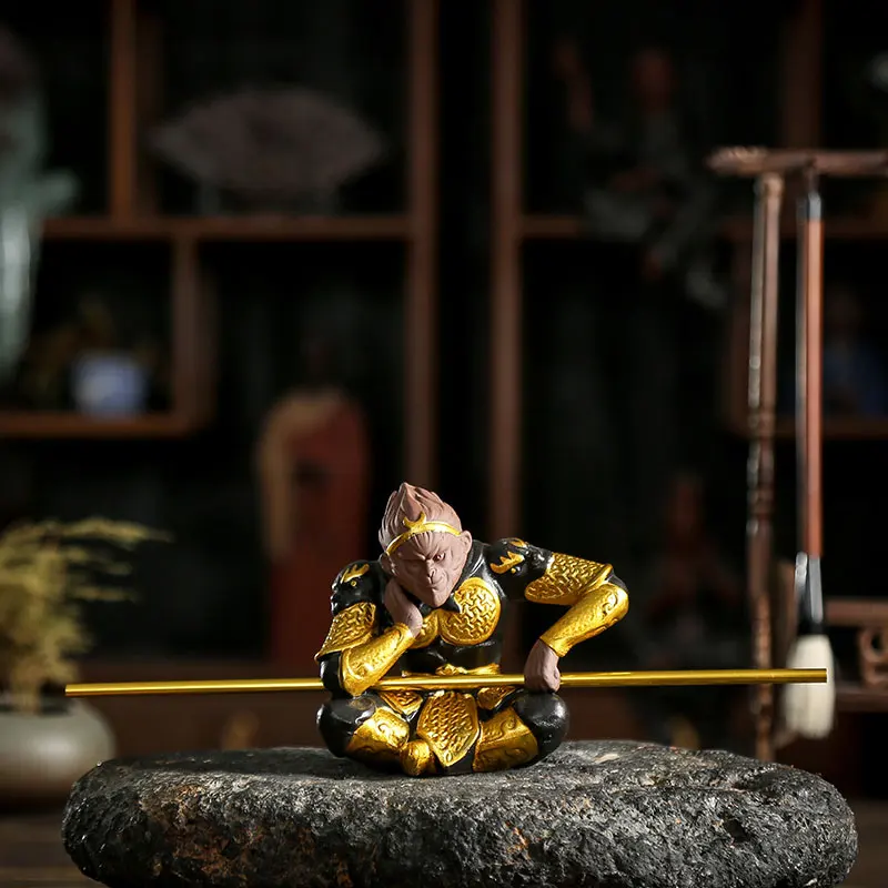 Автомобильный орнамент Great Sage Sun WuKong красивая обезьяна King украшение для домашней