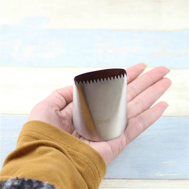 200 # очень большие Кондитерские насадки из нержавеющей стали инструменты для