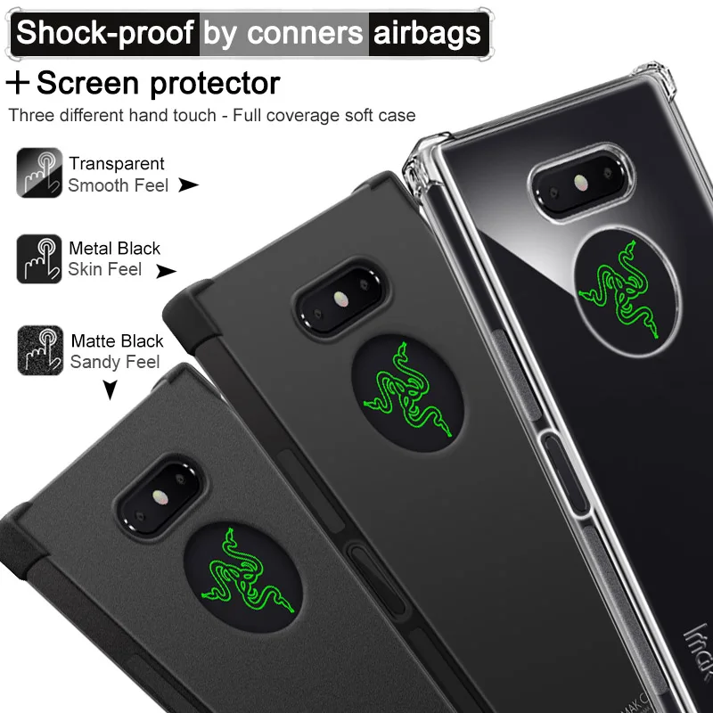 Для Razer Phone 2 Чехол бренд iMAK Airbag супертонкие мягкие чехлы для телефонов Phone2 + мягкий