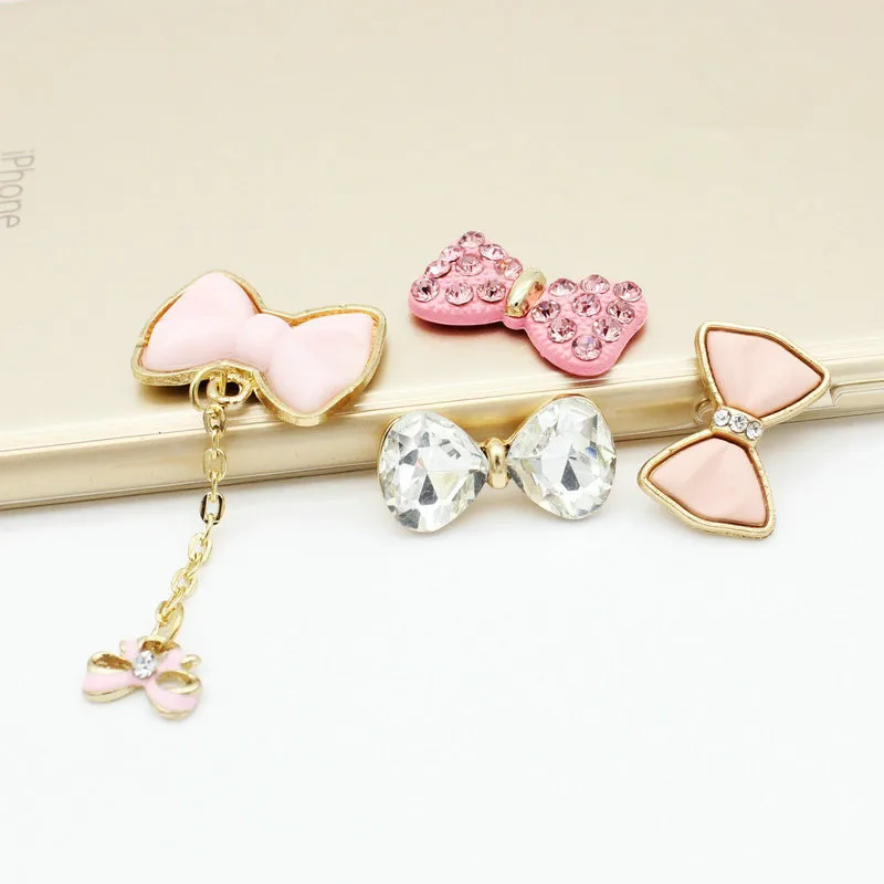 Новый модный разноцветный бриллиантовый галстук бабочка подвеска аксессуары из