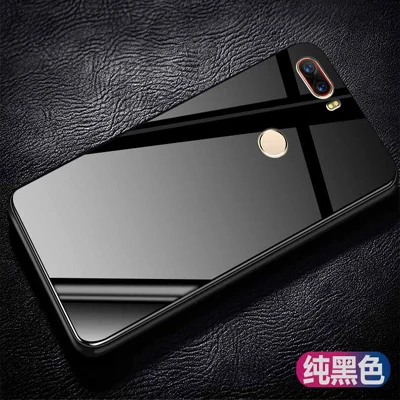 Для Nubia Z17 NX563j чехол Мода Мультфильм задняя крышка из закаленного стекла для смартфона Nubia Z17 NX563j чехол для телефона в виде ракушки fundas - Цвет: Черный