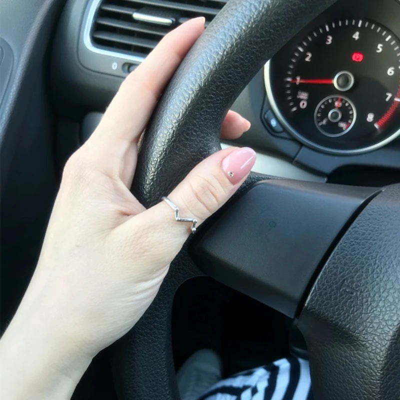 Действительно 925 пробы Серебро Геометрические кольца для Для женщин Созвездие