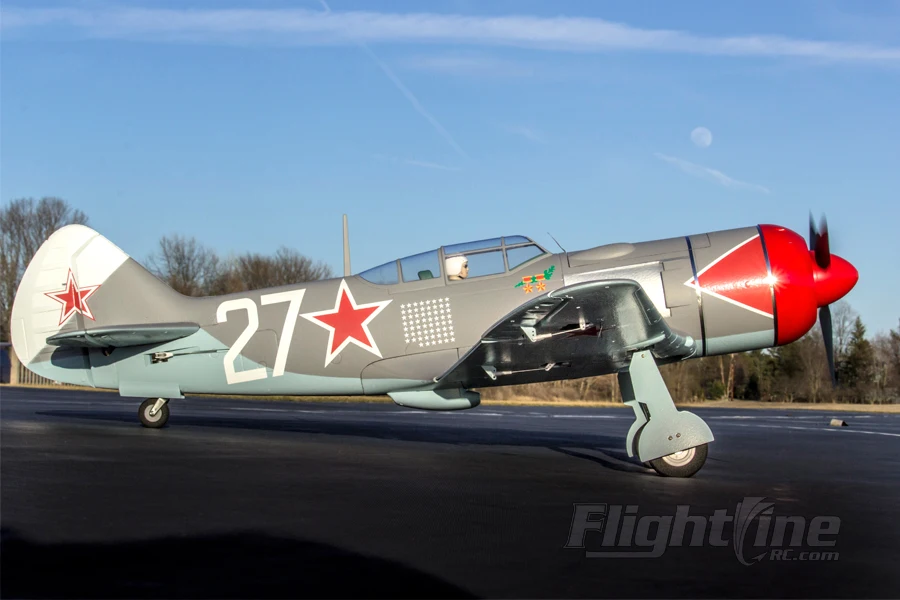 Freewing Flight Line LA-7 LA7 Электрический радиоуправляемый пропеллер модель самолета PNP