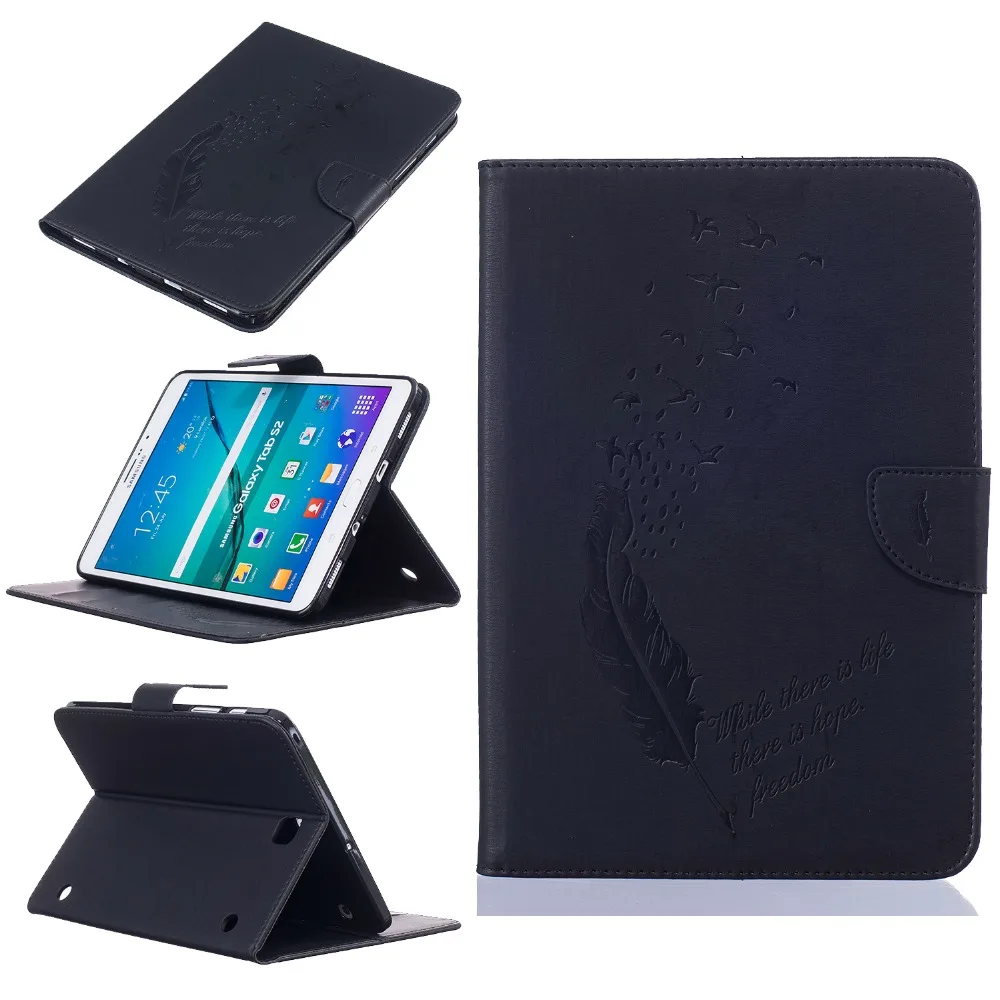 Gooyiyo для Samsung Tab S2 8.0 T715 T710 выбивает Ретро Куилл Живопись чехол Tablet искусственная