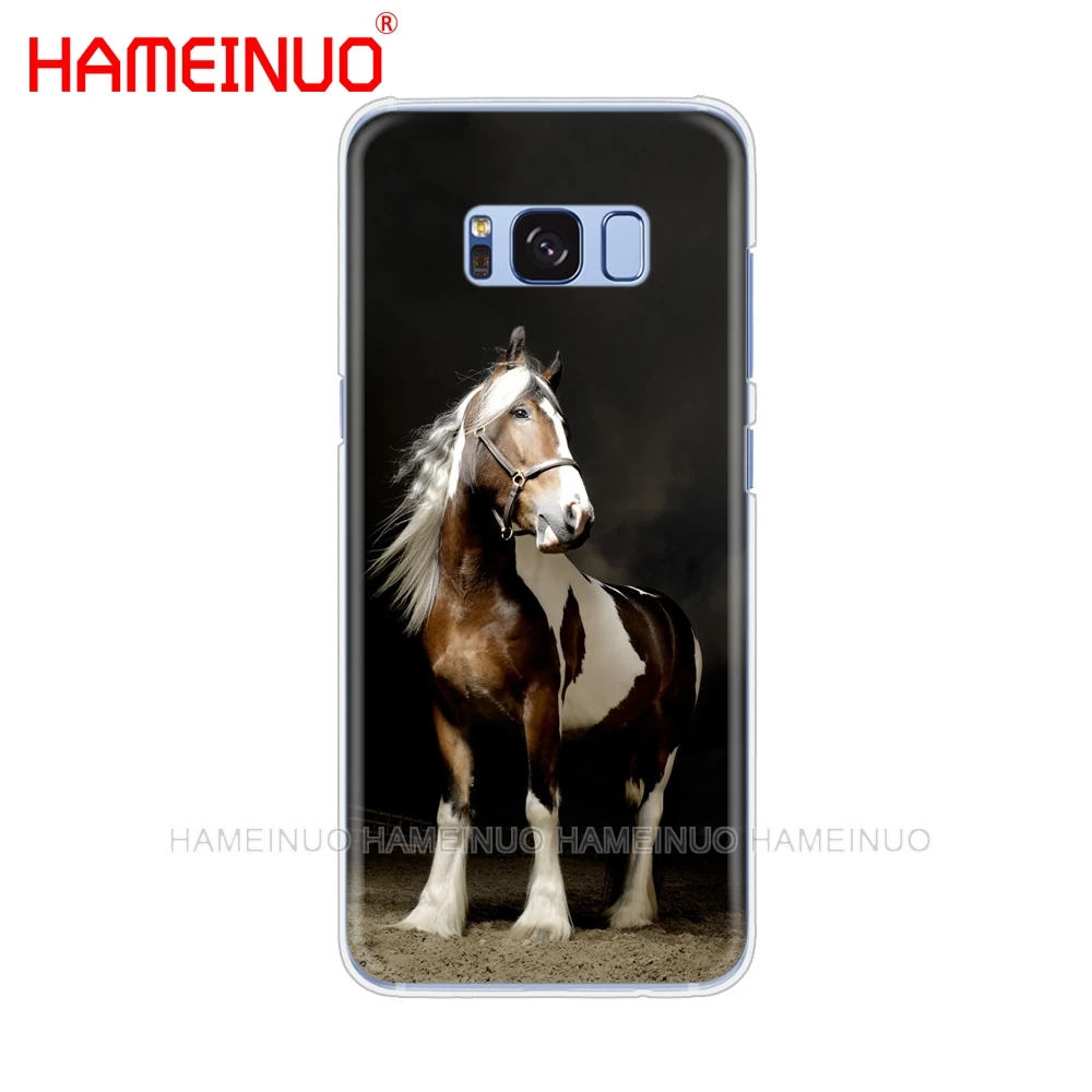 HAMEINUO Изящный чехол для сотового телефона с изображением лошади Samsung Galaxy S9 S7 edge PLUS