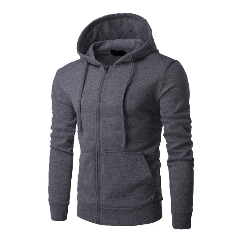 dark grey Vertvie Sport куртка с капюшоном Для мужчин Толстовка с молнией Скейтбординг Push Up Спортивная Фитнес лаки для ногтей Джерси куртка-кардиган с капюшоном - Цвет: dark grey