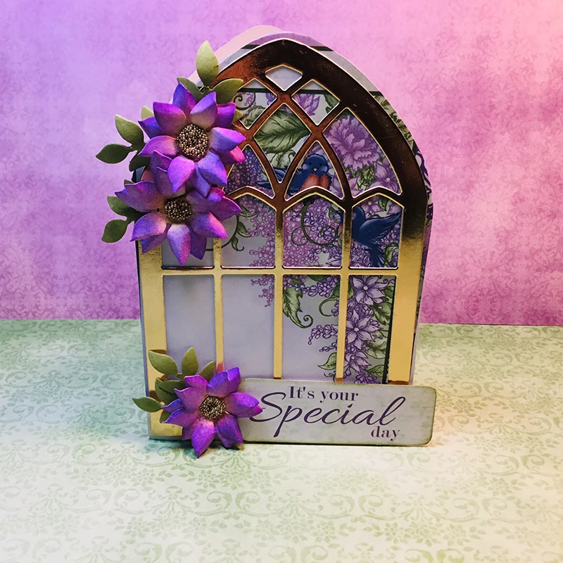 2 шт. оконные рамы металлические режущие штампы для альбома скрапбукинга Сделай