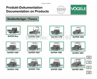 vogele electronic spare parts catalog service manual wiring diagrams and operation manuals