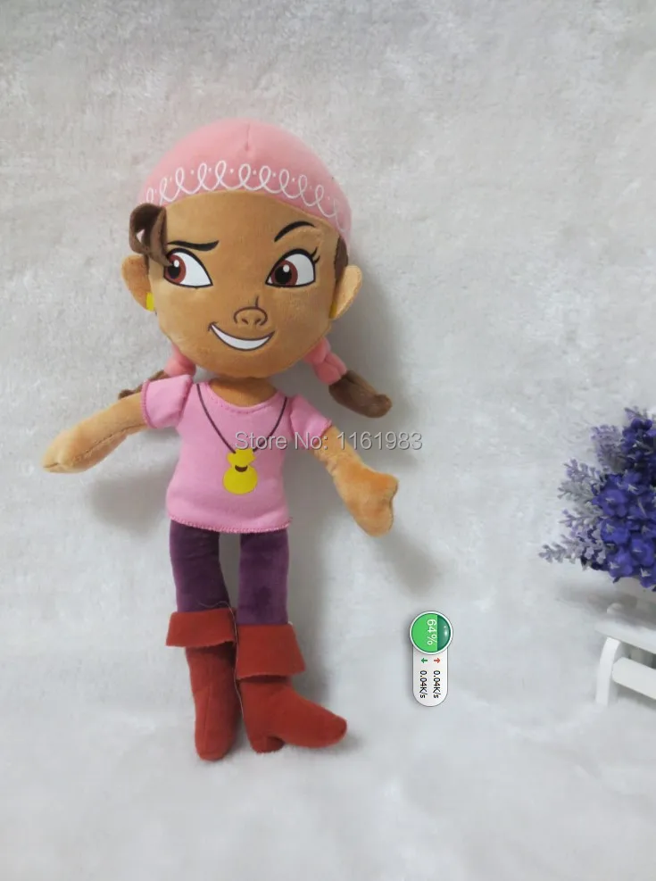Плюшевая кукла Jake and The Never Land Пираты Иззи 30 см Джейк и пираты нетландии|doll express|doll