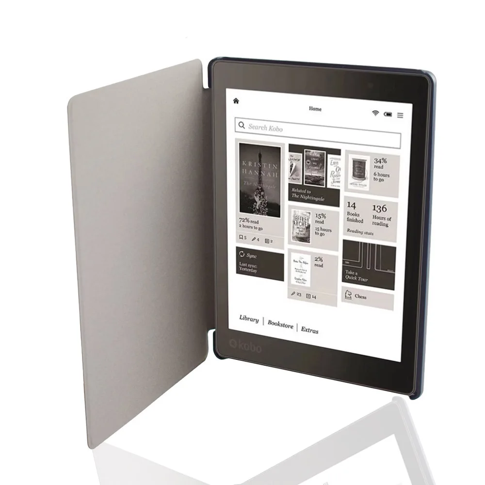 Ультратонкий чехол книжка afсветоотражающий для Kobo Aura One 7 8 дюймов выпуск 2016 года