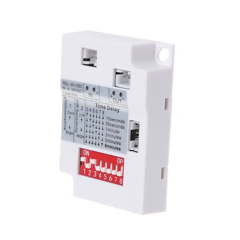 PIR Motion Sensor Switch TDL-2012 IR Infrared Body Induction Detector 12VDC | Обустройство дома