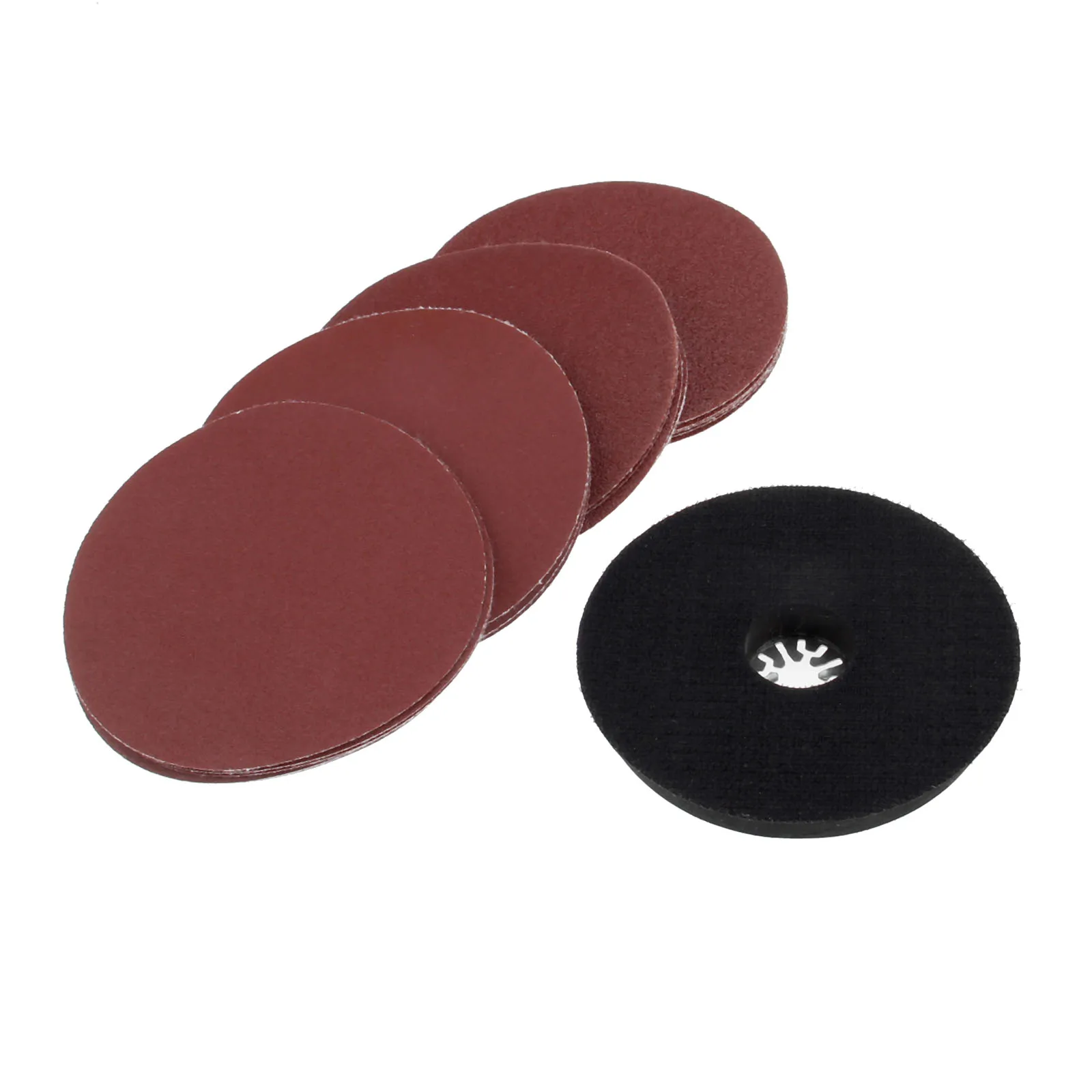 

DRELD Round Sanding Pad + 20 pcs Sanding Paper for Multimaster Oscillating Tools as Fein TCH Dremel Renovator Power Tools