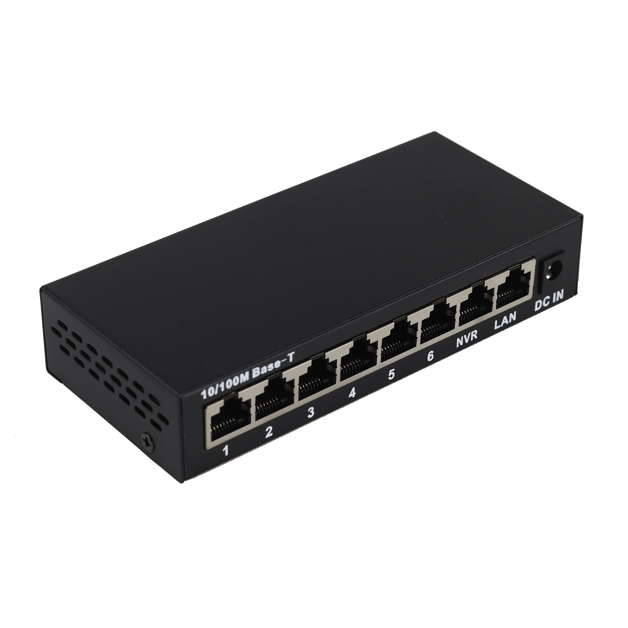 24 В 8 портов POE коммутатор Ethernet 100 Мбит/с сети IP камеры беспроводной AP 6+ 2 сетевые коммутаторы 108 ВТ PoE концентратор