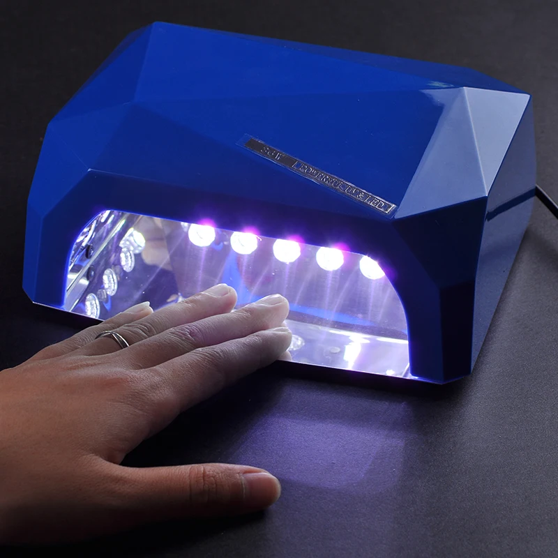 Лидер продаж! Красочный граффити 36 Вт светильник Сушилка для ногтей Алмазная