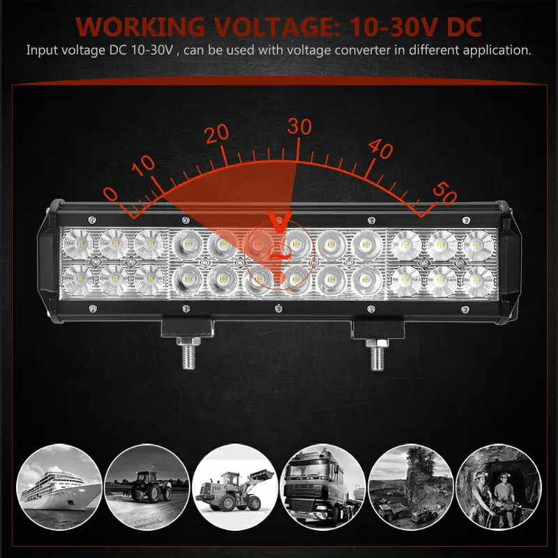 Светодиодный светильник 4 7 9 12 17 20 дюймов|bar bar|bar ledbar led inch |