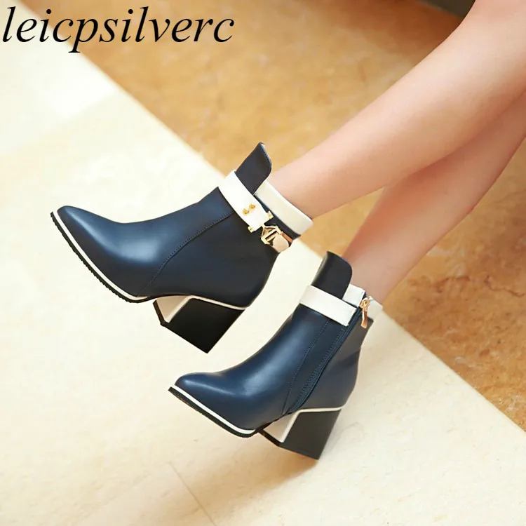 Женские ботинки Осень зима 2018 новые сексуальные модные челси из искусственной