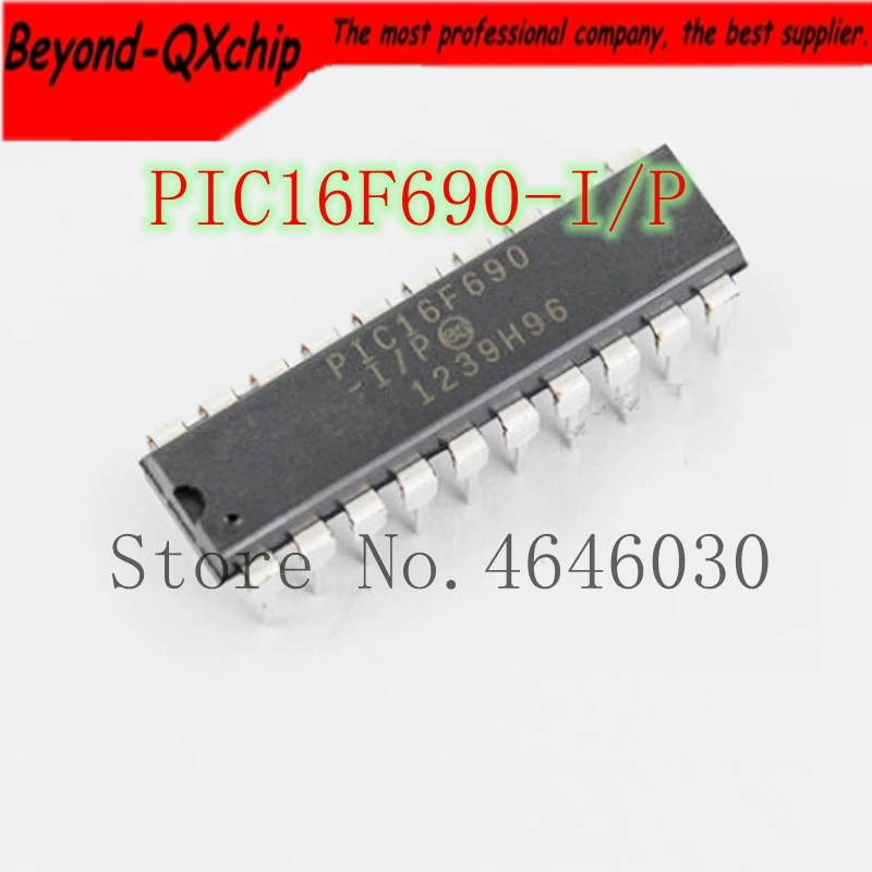 Бесплатная доставка 10 шт./лот Φ/P PIC16F690-I/P DIP-20 | Электронные компоненты и