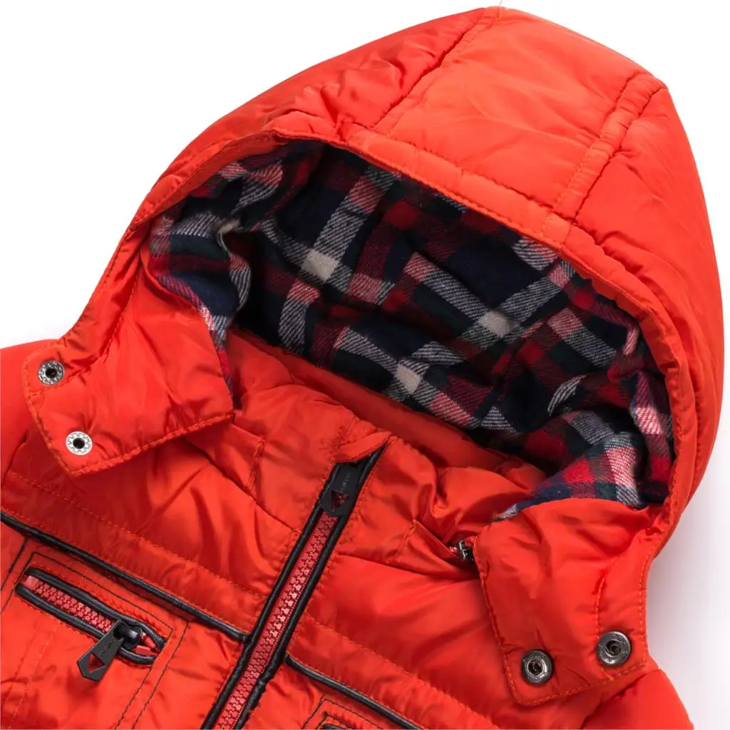 Модные пуховики для мальчиков плотное теплое зимнее пальто детские парки с