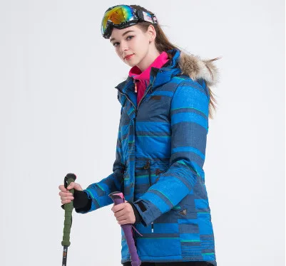 Jacket 5 Лыжная куртка для женщин, зимняя водонепроницаемая куртка, высокое качество, новые лыжные куртки для сноубординга, фиолетовые лыжные пальто для женщин - Цвет: Jacket 5