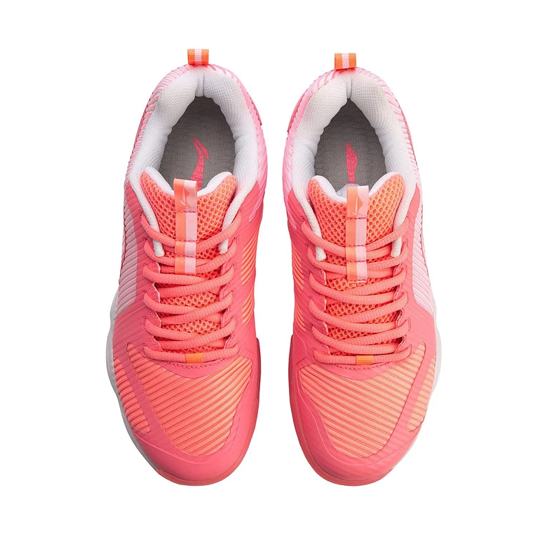 Li-Ning/женские кроссовки RANGER TD 3 для тренировок по бадминтону; устойчивые спортивные кроссовки с подкладкой; спортивная обувь; AYTN062 XYY118