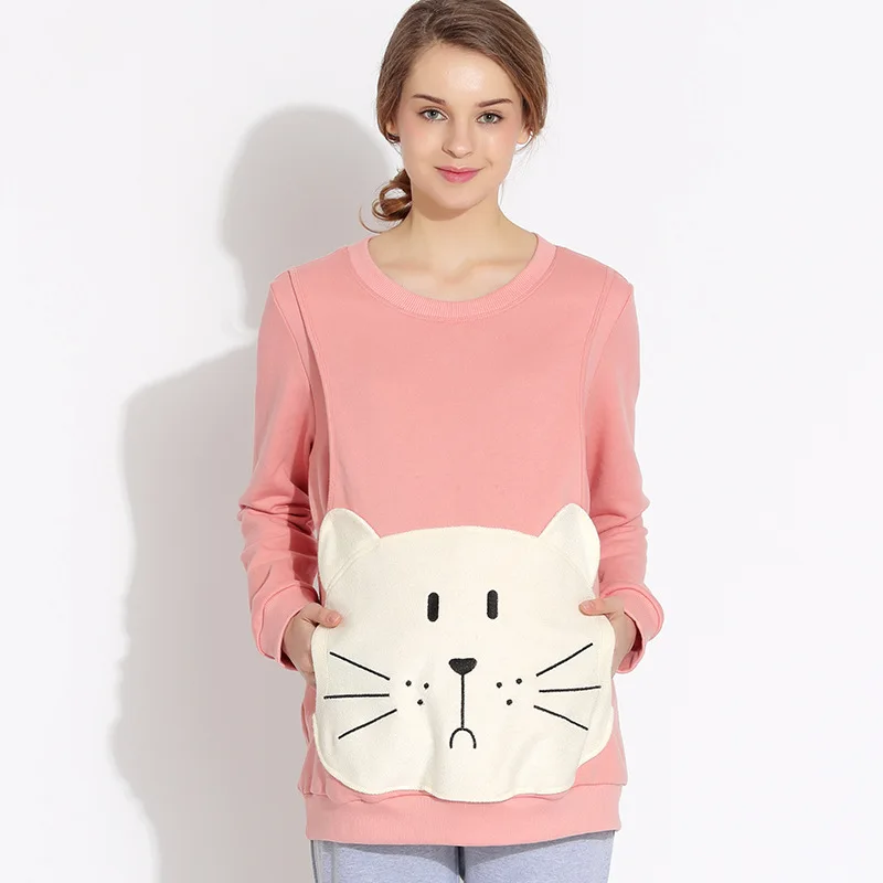 Пижама для беременных и кормящих матерей с принтом|maternity sleepwear|pregnancy pajamasbreastfeeding