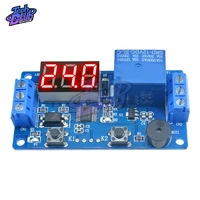 dc 12v led digital display timer delay relay module timer relay time control switch trigger timing board plc auto car buzzer