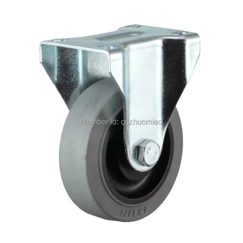 

4 pcs 3 inch ESD wheels caster castors black TPR rouble