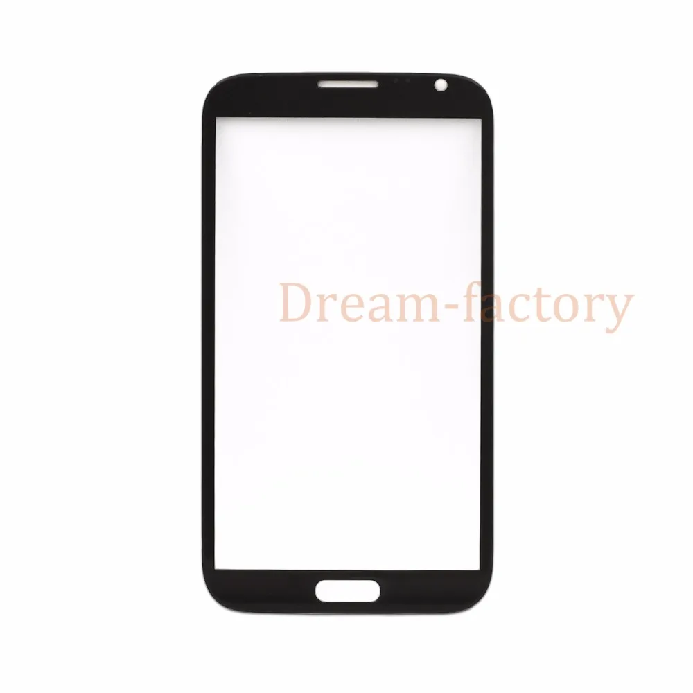 50 шт. для Samsung Galaxy Note 2 N7100 LCD передний Внешний сенсорный экран стеклянный объектив 3