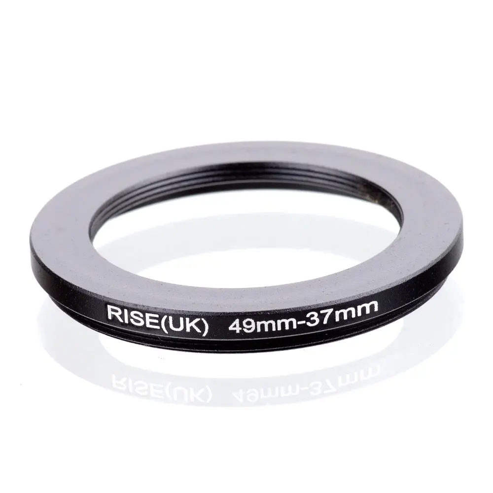 Переходное кольцо фильтр RISE(UK) 49 37 мм от до черное|step down ring|step ringfilter adapter |