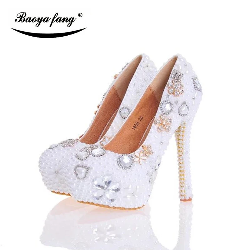 Туфли лодочки женские свадебные с жемчугом на высоком каблуке|women wedding shoes|wedding