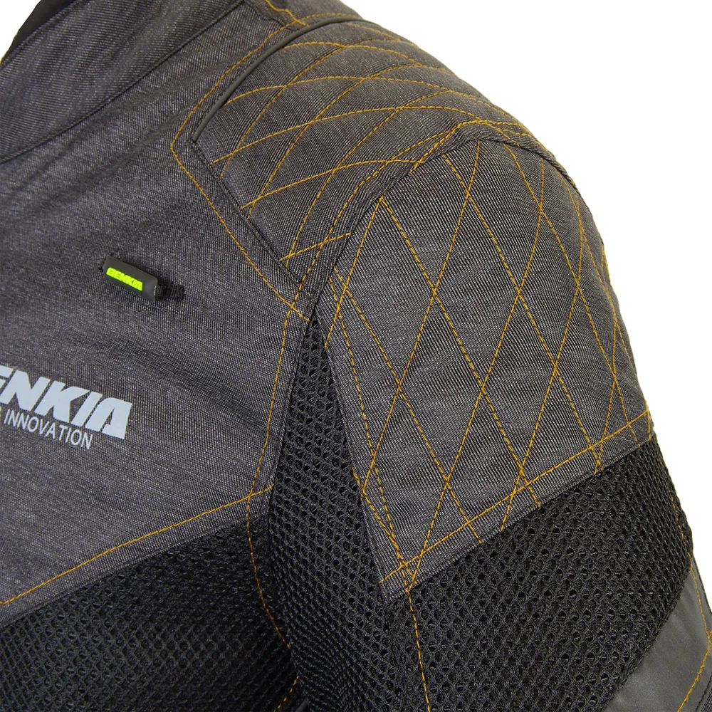BENKIA летняя мотоциклетная куртка сетчатая дышащая ретро стиль Chaqueta для