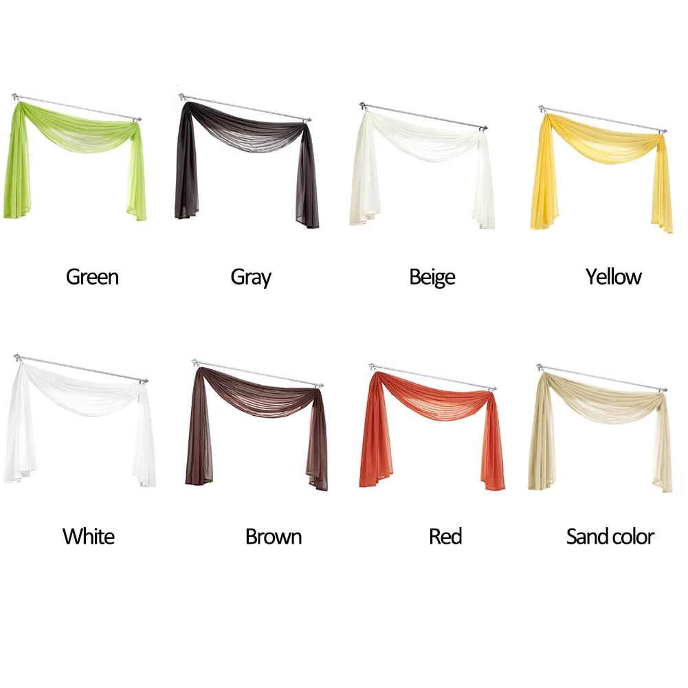 Чистый разноцветный Тюль занавеска панель окно балкон для разделения