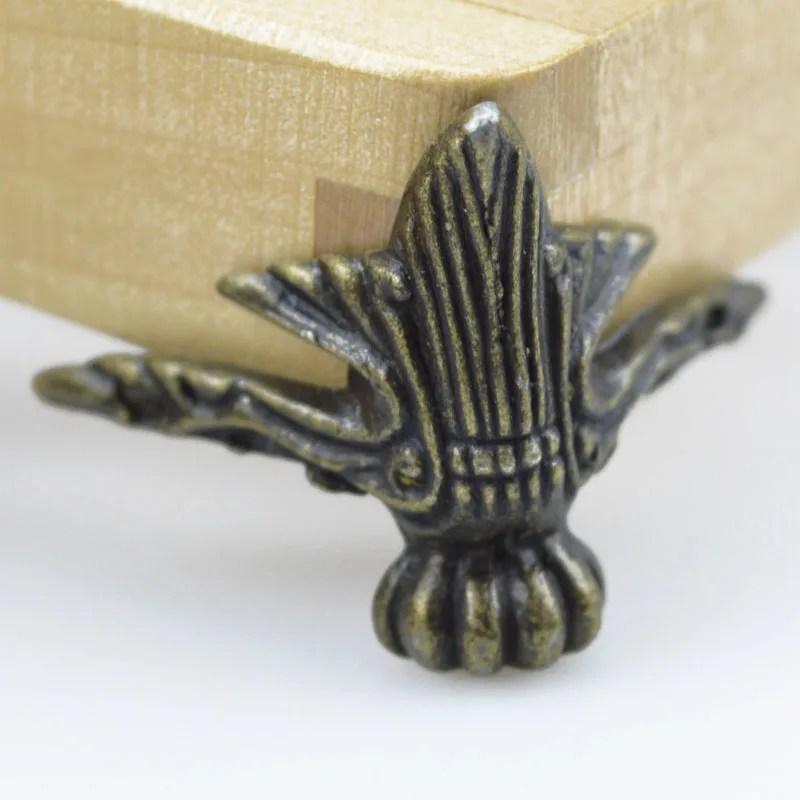 4X Античная латунная Подарочная коробка для ювелирных изделий из сплава цинка