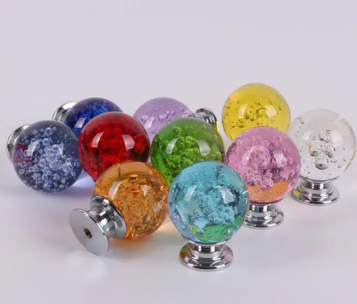 Ручки из хрустального стекла со стразами дизайн в форме алмаза ручка для шкафа