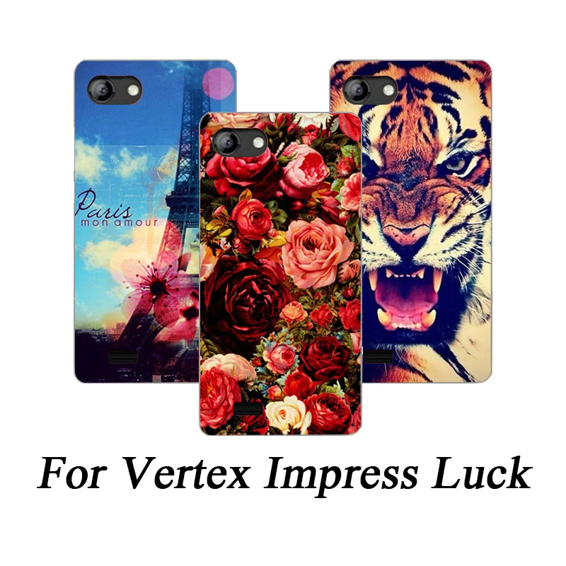 Для Vertex Impress Luck чехол высокого качества Модный Цветной, мягкий, из ТПУ окрашенный чехол для телефона чехол для Vertex Impress Luck чехол для телефона s