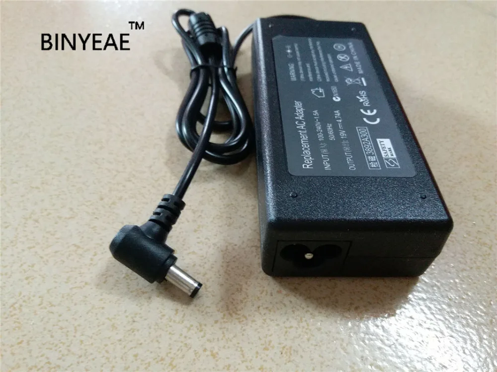 19V 4.74A 90W AC адаптер питания зарядное устройство для ноутбука Asus EXA0904YH R32379 N53S N55S|charger