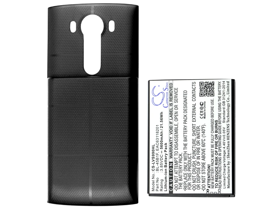 Аккумулятор Cameron Sino на 5600 мА · ч EAC63118201 для LG H900 H901 V10 VS990|cameron sino|cameron sino batterybatteries